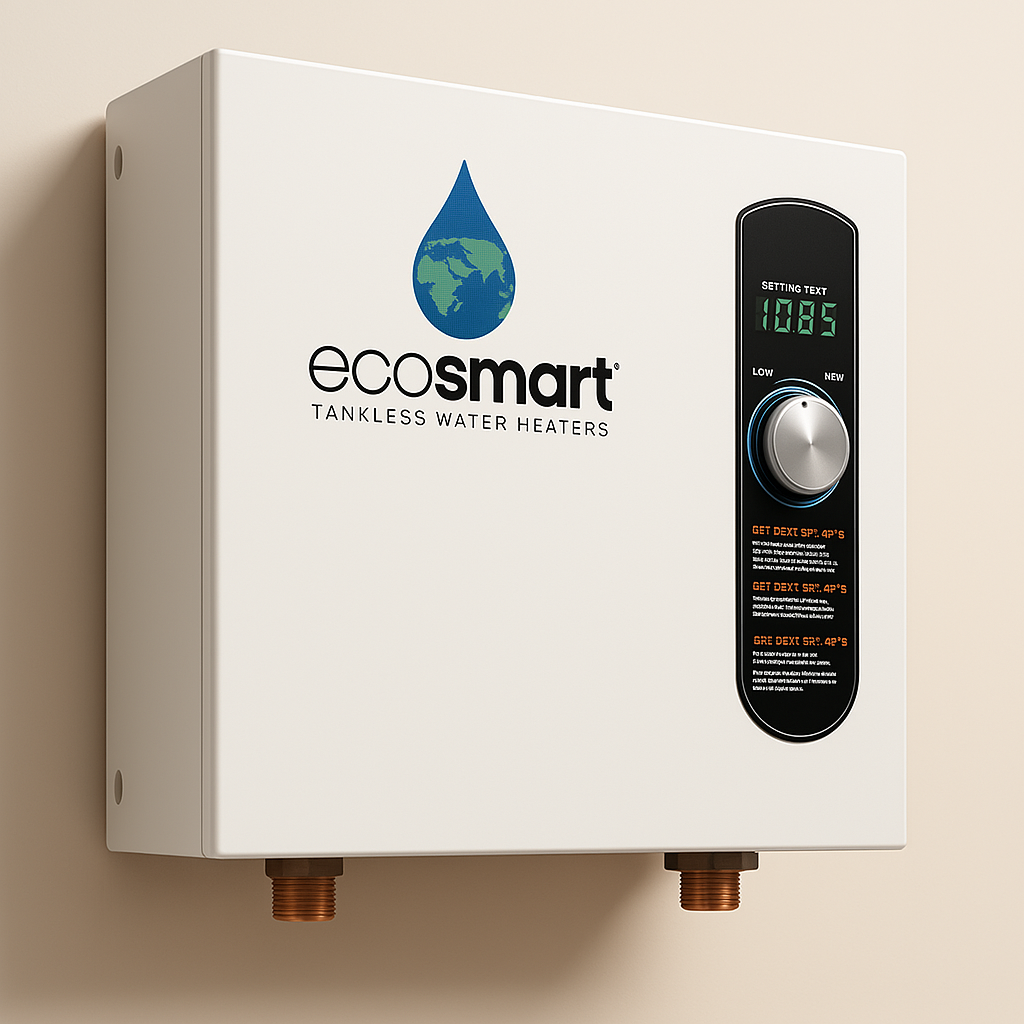EcoSmart ECO 36 36kW 240V Electric Tankless Water Heater – Whole Home, Energy Efficient