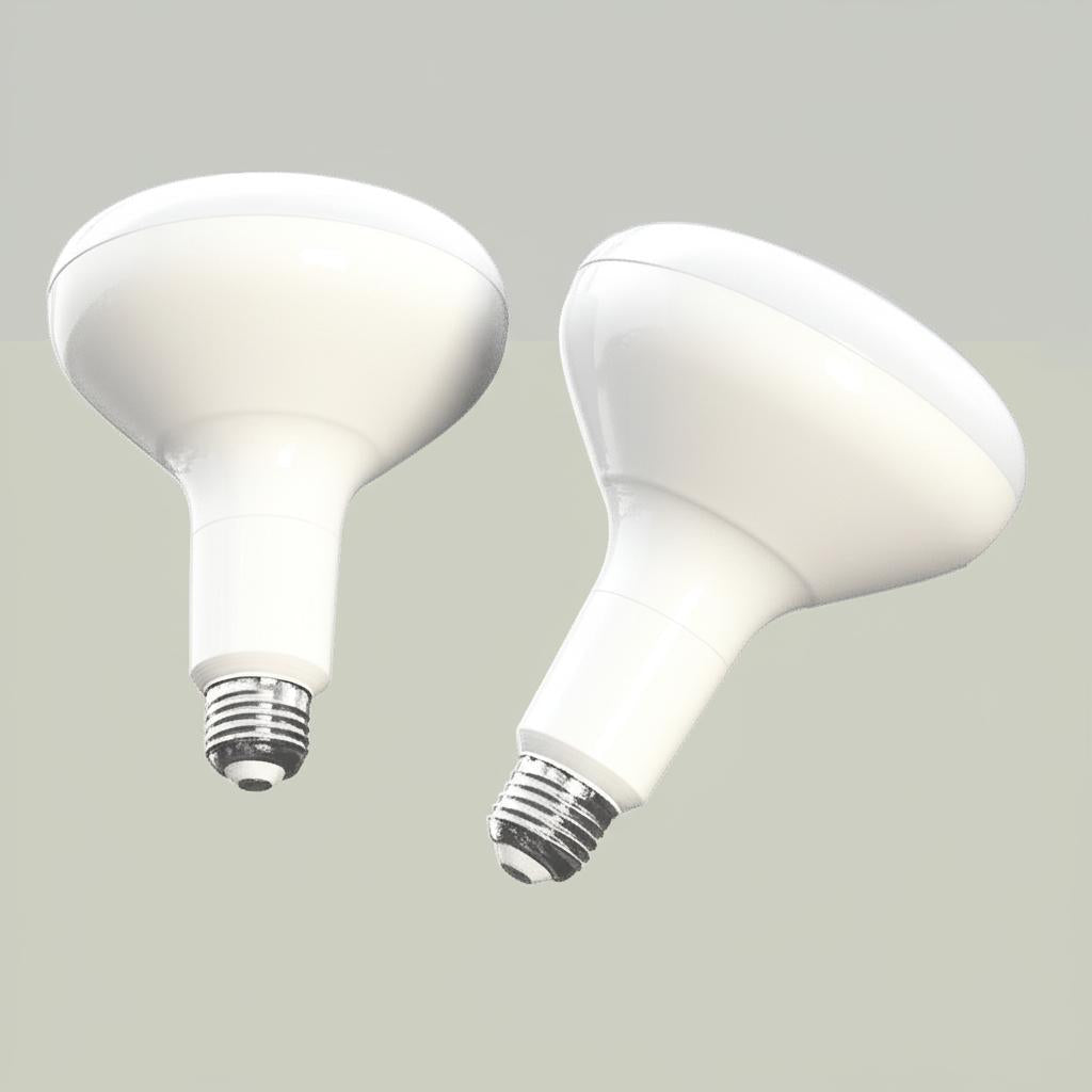 EcoSmart 75-Watt Equivalent BR40 Dimmable Energy Star LED Light Bulb Daylight (2-Pack)