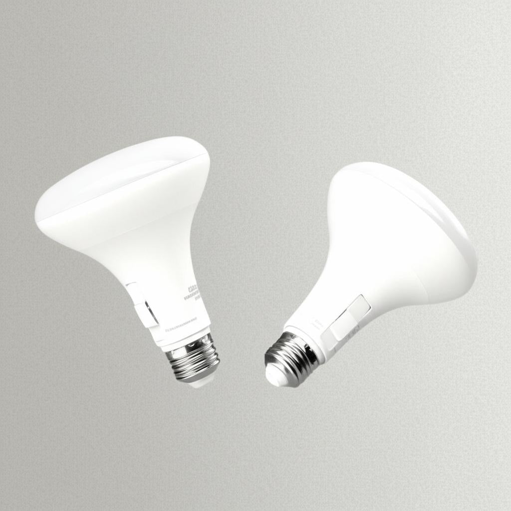 EcoSmart BR30 Dimmable LED Light Bulbs, Soft White, 2-Pack