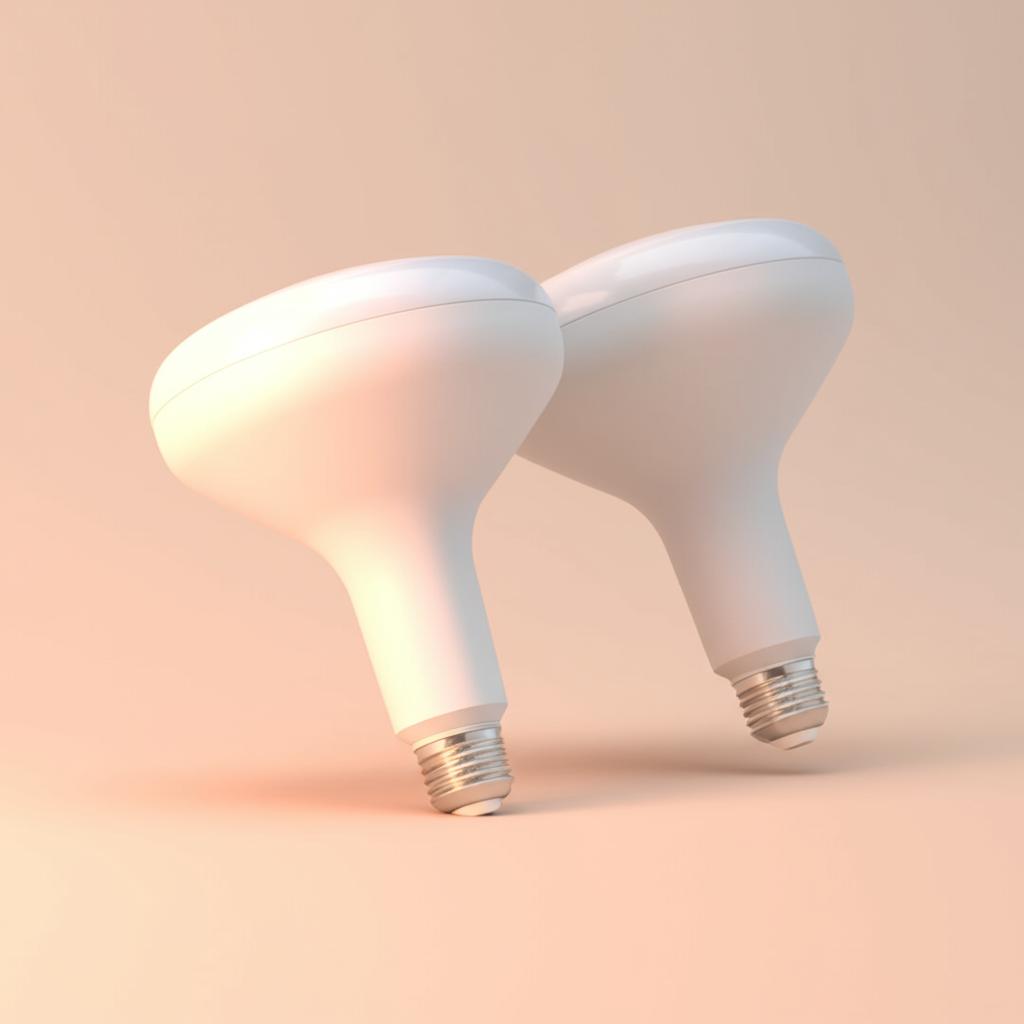 EcoSmart 75-Watt Equivalent BR40 Dimmable LED Light Bulb Daylight (8-Pack)