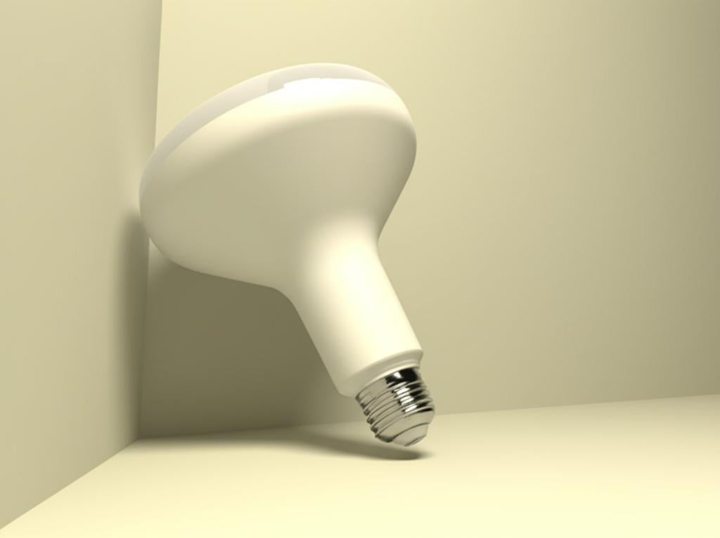 EcoSmart 90-Watt Equivalent BR40 Dimmable LED Light Bulb, Daylight, 4-Pack