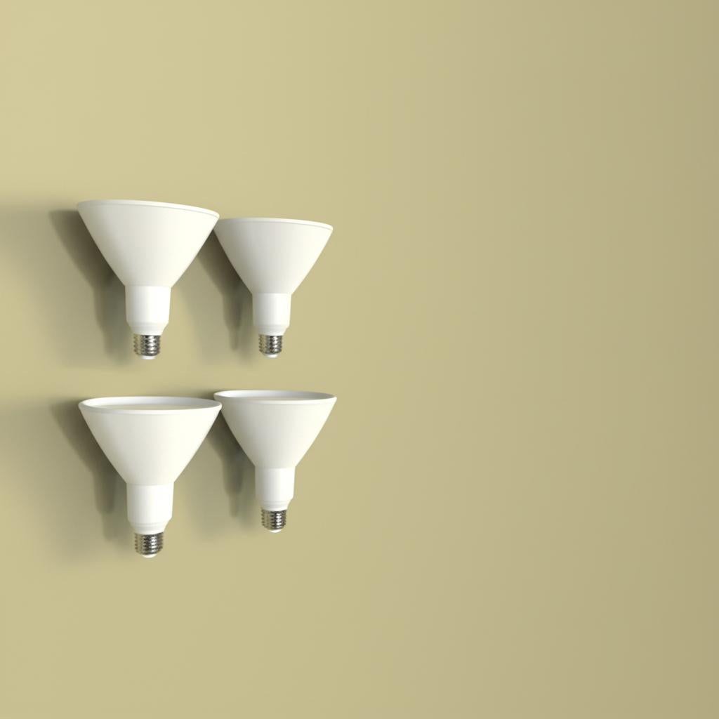 EcoSmart 90-Watt Equivalent PAR38 Non-Dimmable CEC Flood LED Light Bulb Daylight (4-Pack)