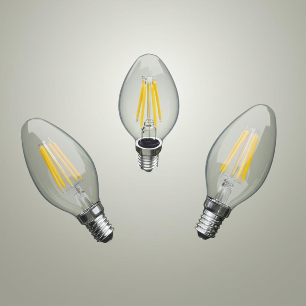 EcoSmart 40-Watt Equivalent B11 Dimmable LED Light Bulbs, Soft White, 48-Pack