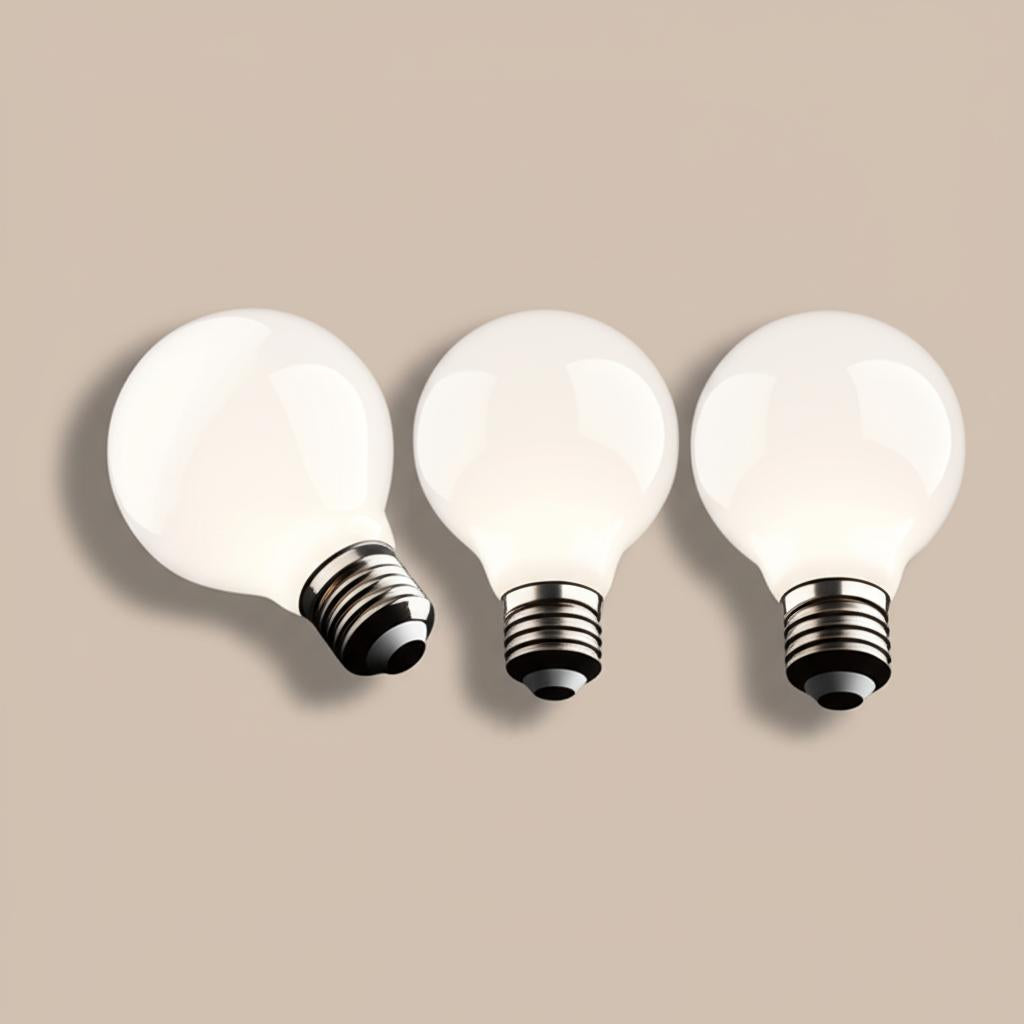 EcoSmart 60-Watt Equivalent G25 Globe Dimmable Frosted Glass LED Light Bulbs - Daylight (12-Pack)