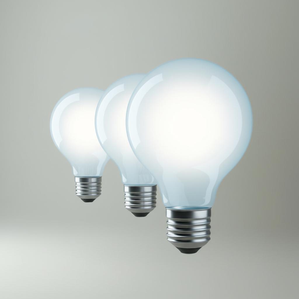 EcoSmart 60-Watt Equivalent G25 Dimmable ENERGY STAR Frosted Glass LED Light Bulb Bright White (3-Pack)