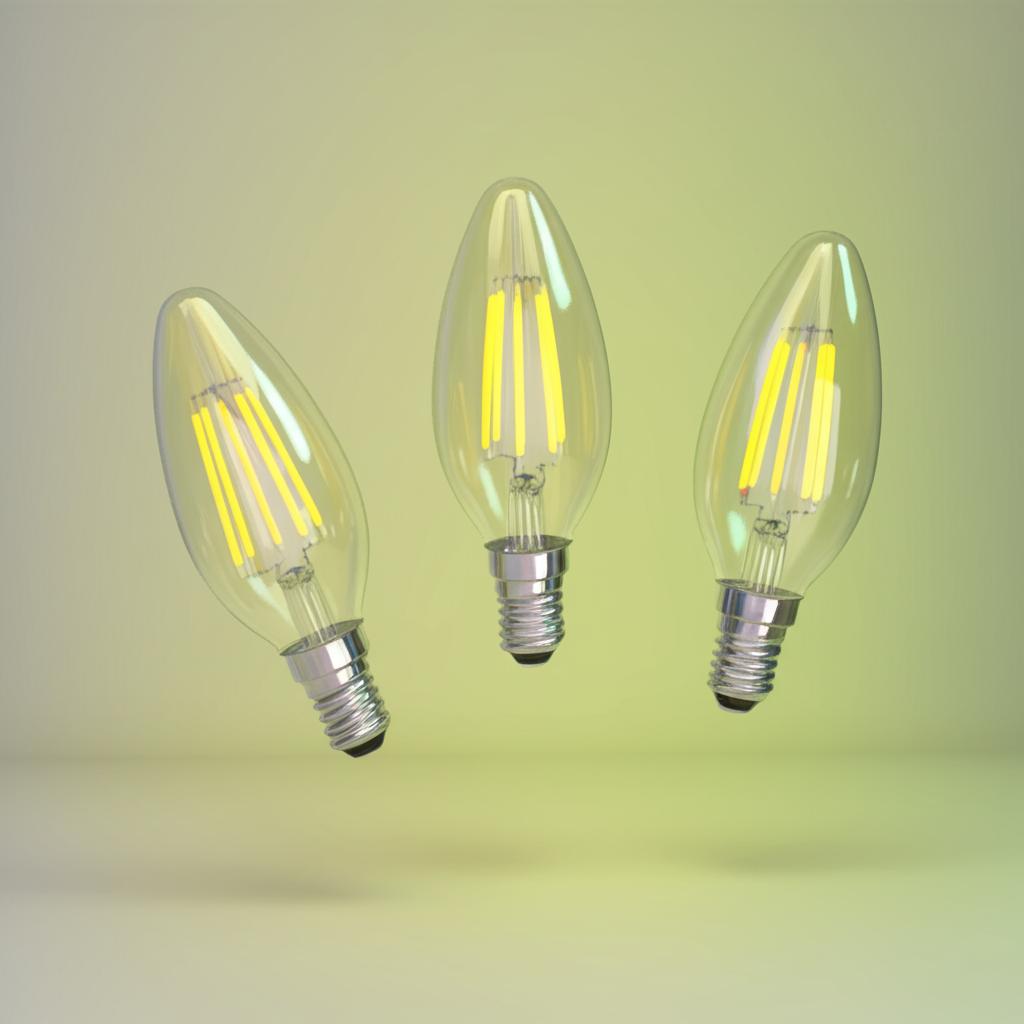 EcoSmart 25-Watt Equivalent B11 Dimmable Vintage LED Light Bulbs, Soft White, 12-Pack