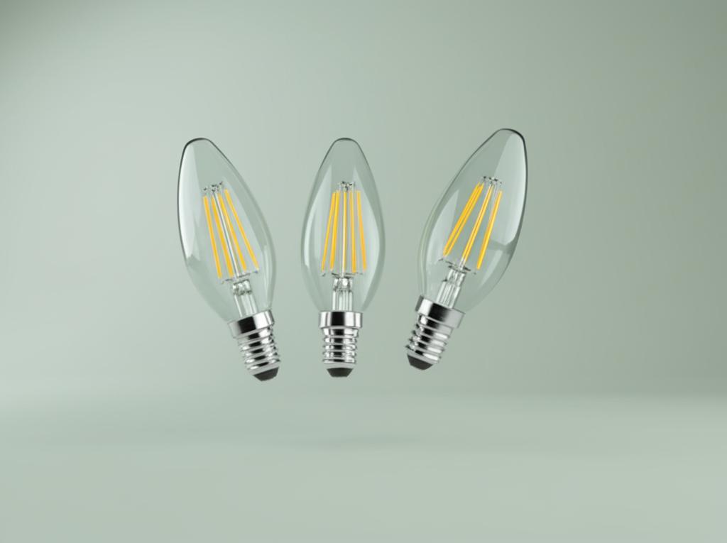 EcoSmart 40-Watt Equivalent B11 Dimmable LED Light Bulbs, Soft White, 12-Pack