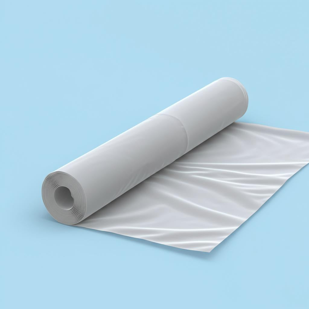 Husky Plastic Drop Cloth, 10 ft x 100 ft, Clear Polyethylene