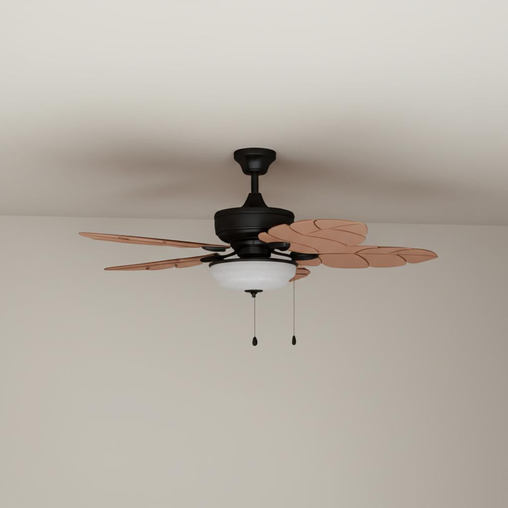 Home Decorators Collection Palm Cove 44-inch Outdoor Ceiling Fan with LED Light Kit