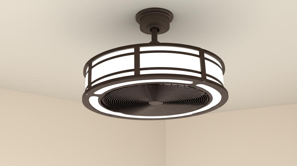 Home Decorators Collection Brette II 23 in. LED Indoor/Outdoor Ceiling Fan