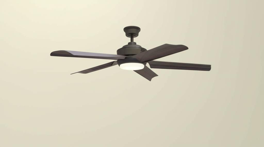 Home Decorators Collection Hansfield 56-inch LED Outdoor Ceiling Fan with Remote Control