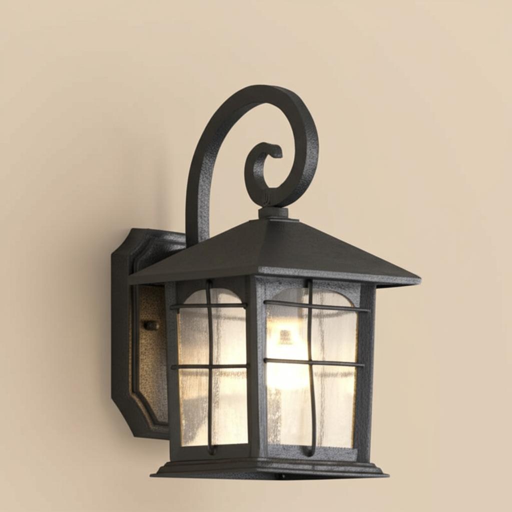 Home Decorators Collection Brimfield Aged Iron Outdoor Wall Lantern