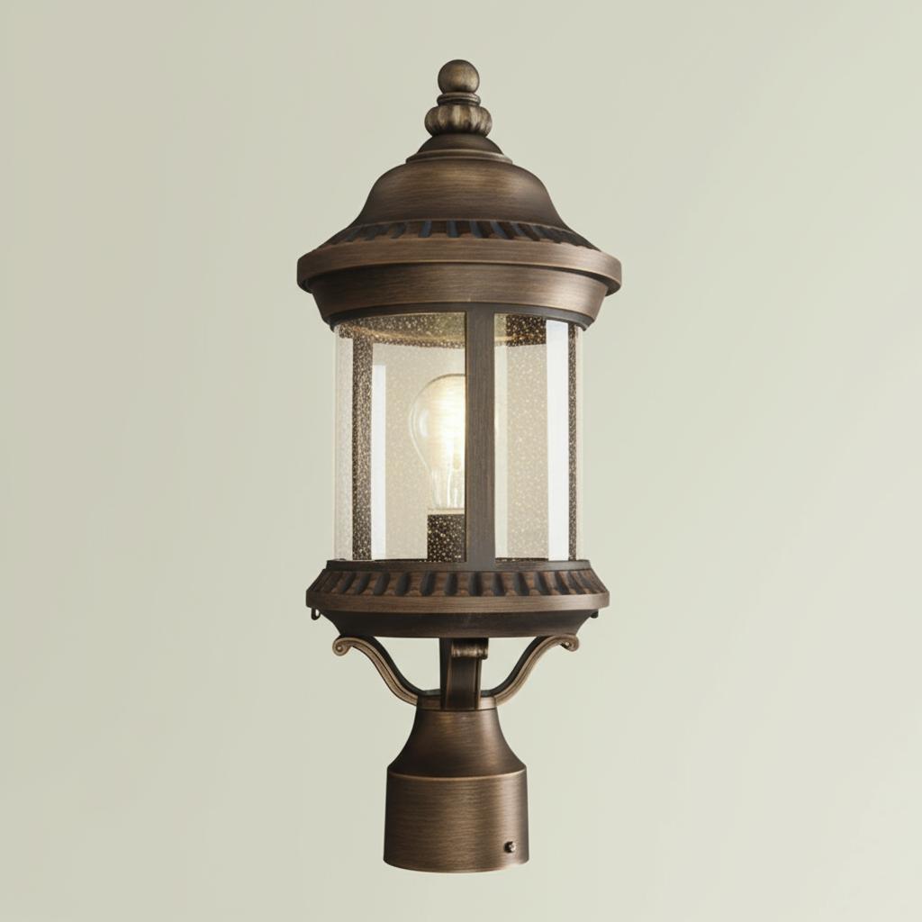 Home Decorators Collection Cambridge Essex Bronze Outdoor Post Lantern