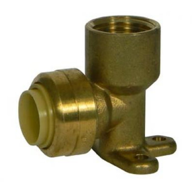 A.Y. McDonald Lead Free Brass Push to Fit Copper Pipe Drop Ear elbow 1/2" Copper Pipe x 1/2"FPT