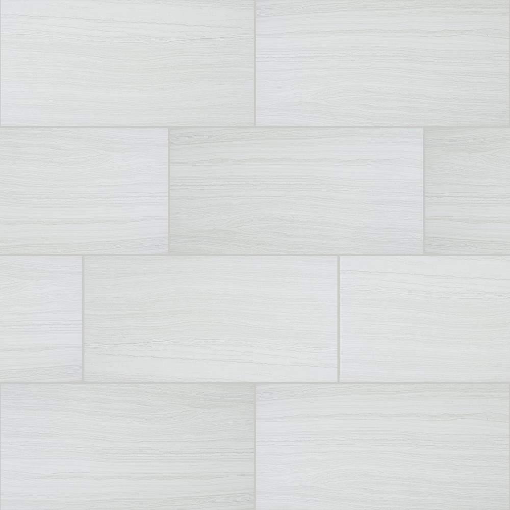 Daltile QuicTile 12 in. x 24 in. Tower White Matte Porcelain Locking Floor Tile (9.6 sq. ft. / case)