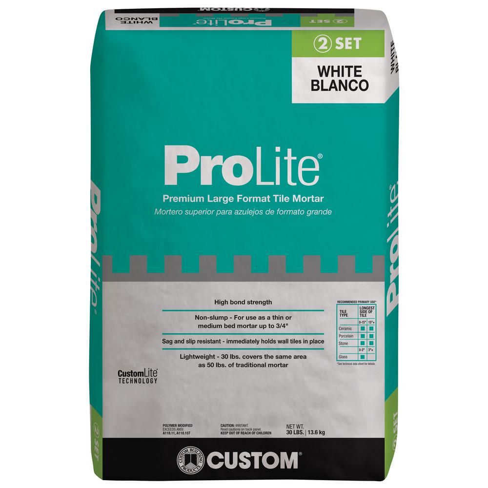 Custom Building Products ProLite 30 lbs. White Tile and Stone Mortar