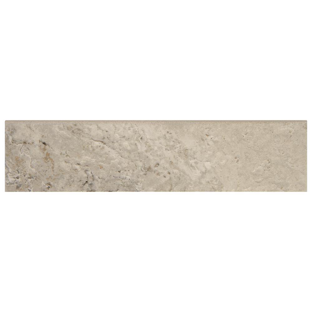 Marazzi Travisano Trevi 3 in. x 12 in. Porcelain Bullnose Trim Floor and Wall Tile (0.258 sq. ft. / piece)