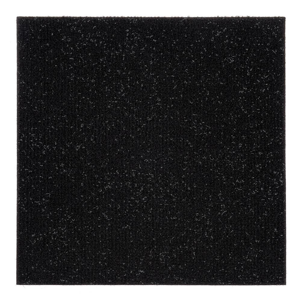 ACHIM Nexus Jet 12 in. x 12 in. Peel and Stick Carpet Tiles (12 Tiles/Case)