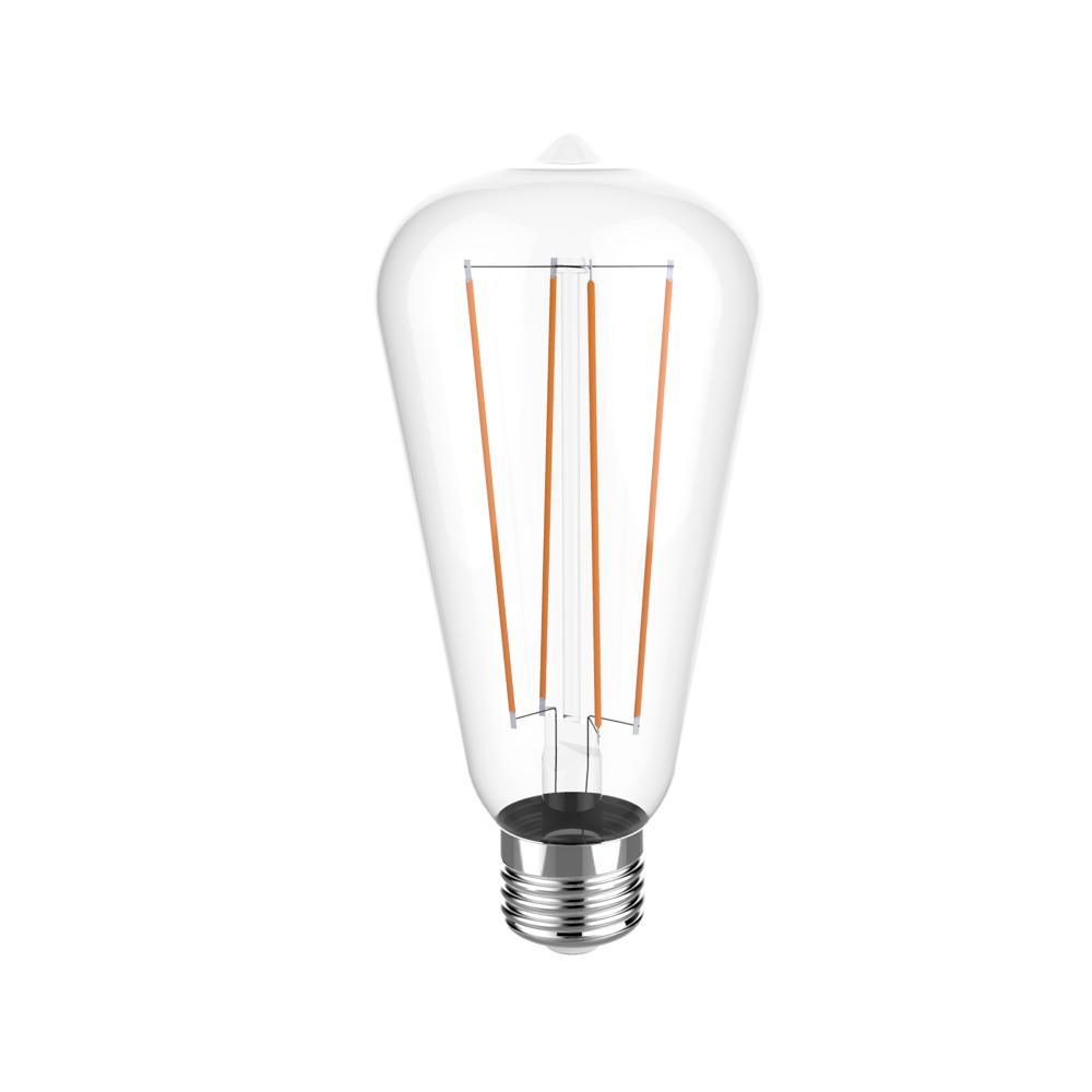 Euri Lighting 40W Equivalent Warm White (2700K) ST19 Dimmable Clear LED Light Bulb