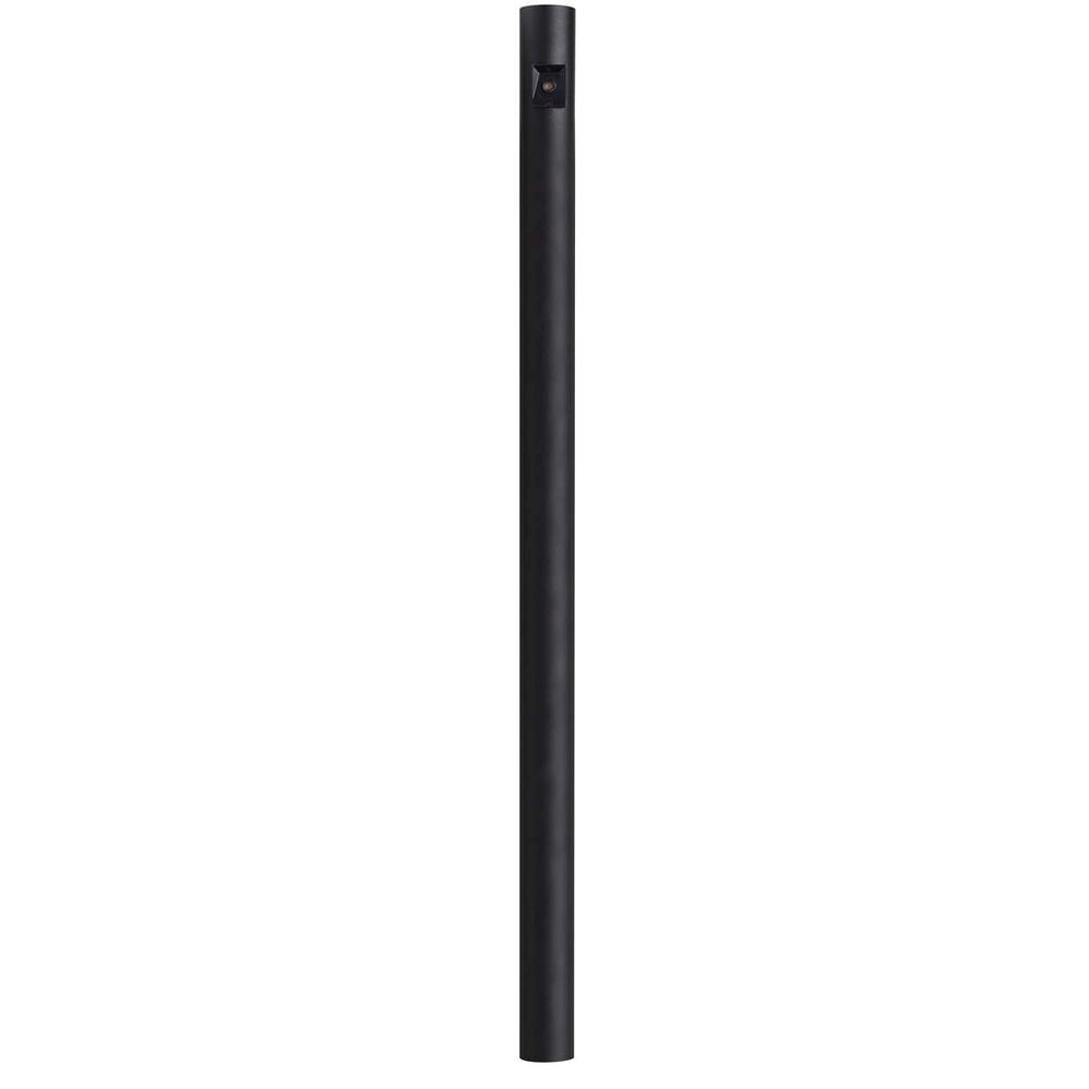 7 ft. Black Outdoor Direct Burial Lamp Post with Dusk to Dawn Photo Sensor fits 3 in. Post Top Fixtures
