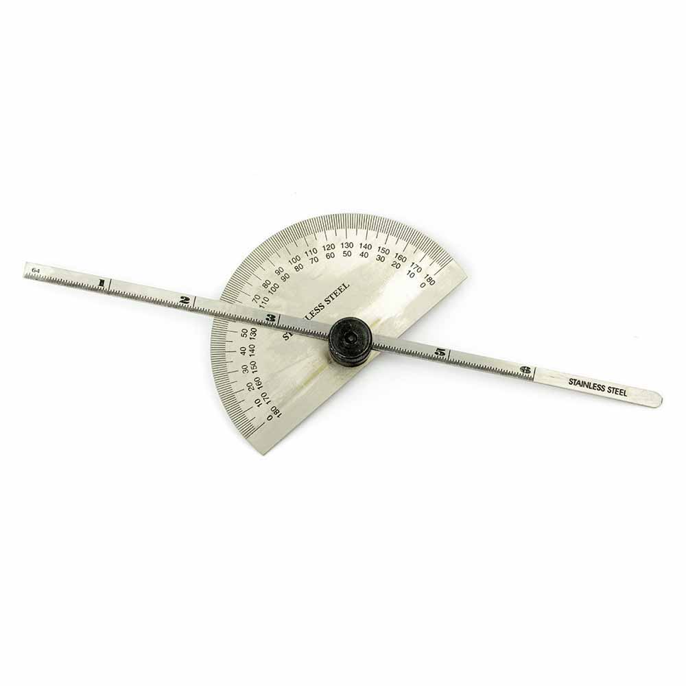 Round Head Protractor Cum Depth Gauge