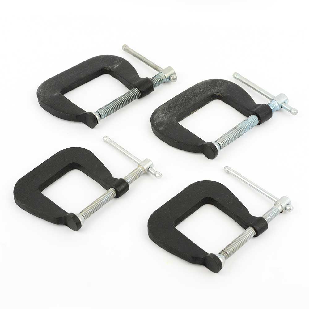 4 pcs Forged Junior C-Clamp Set