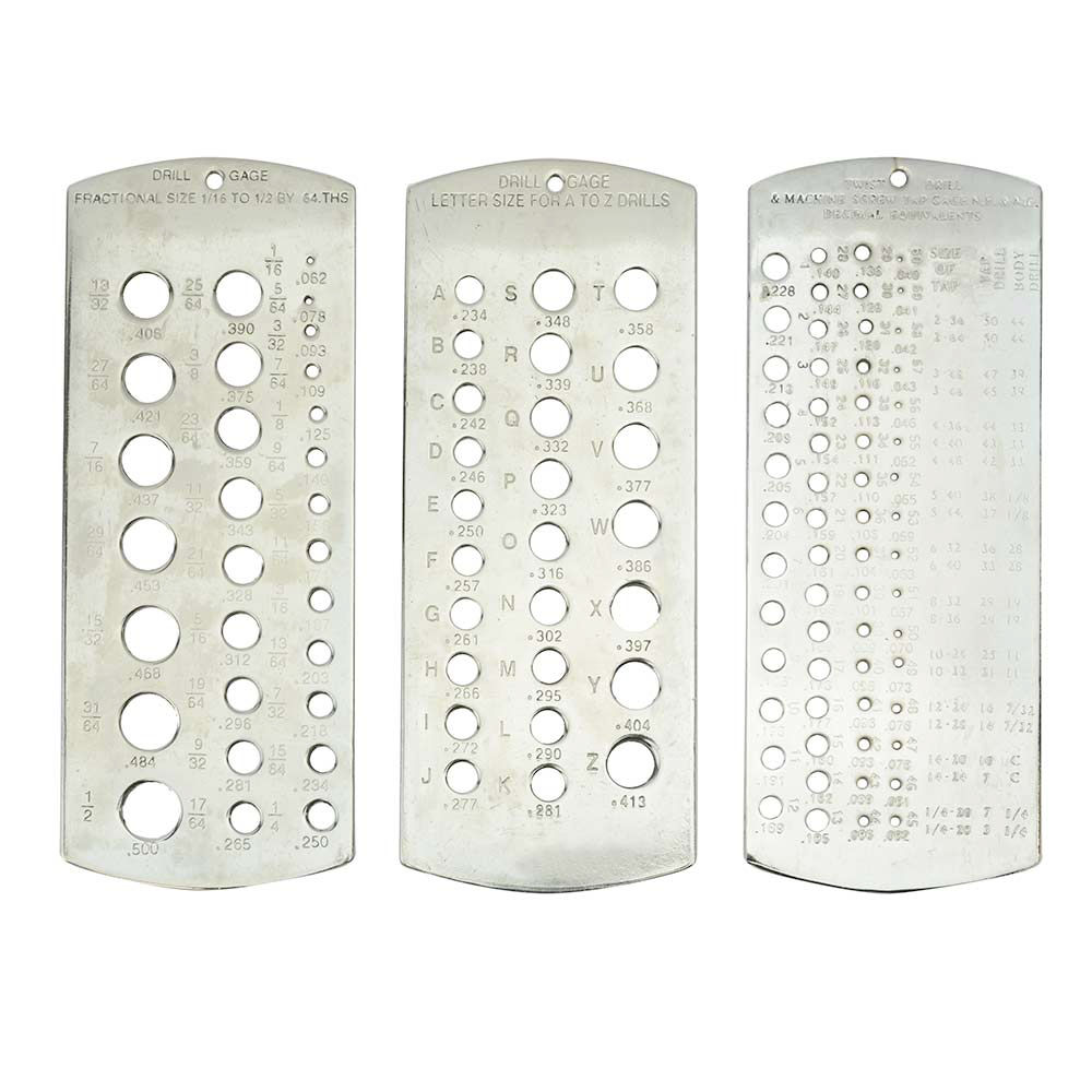 3 Pieces Drill Gauge Set