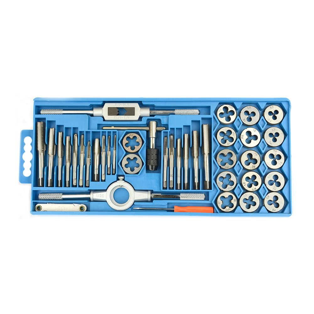 40 Piece Carbon Steel Metric Tap and Die Set