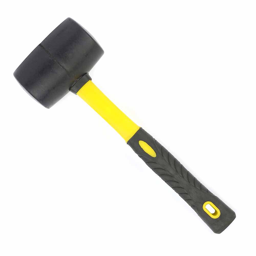 24 oz Rubber Mallet with Fiberglass Handle