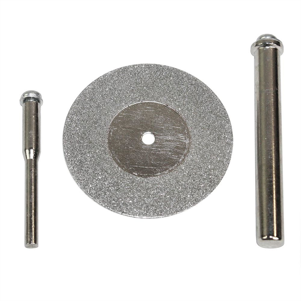 1-5/8-Inch 100 Grit Diamond Wheel with 1/4 Inch & 1/8 Inch Shank Mandrel