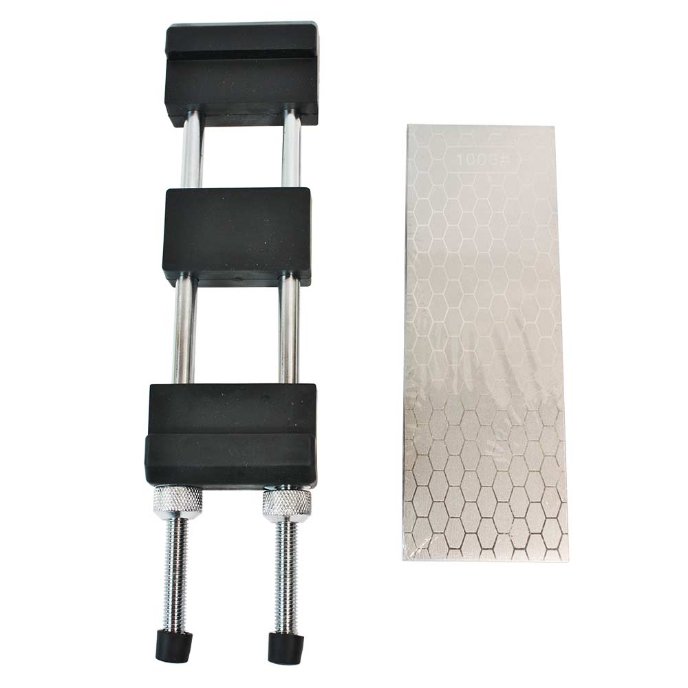 Double-Sided 400/1000 Grit 8” Diamond Sharpening Stone Sharpener