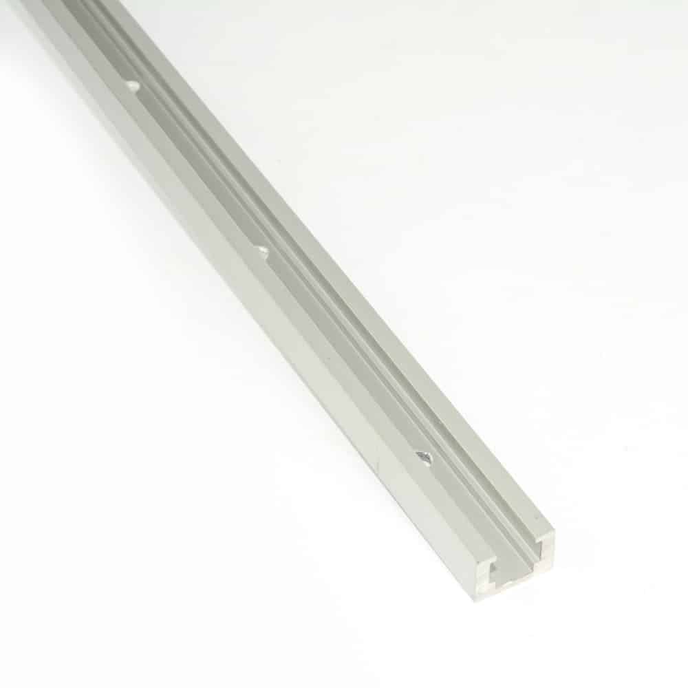 Double-Cut Profile Universal T-Track with Predrilled Mounting Holes – 36-Inch