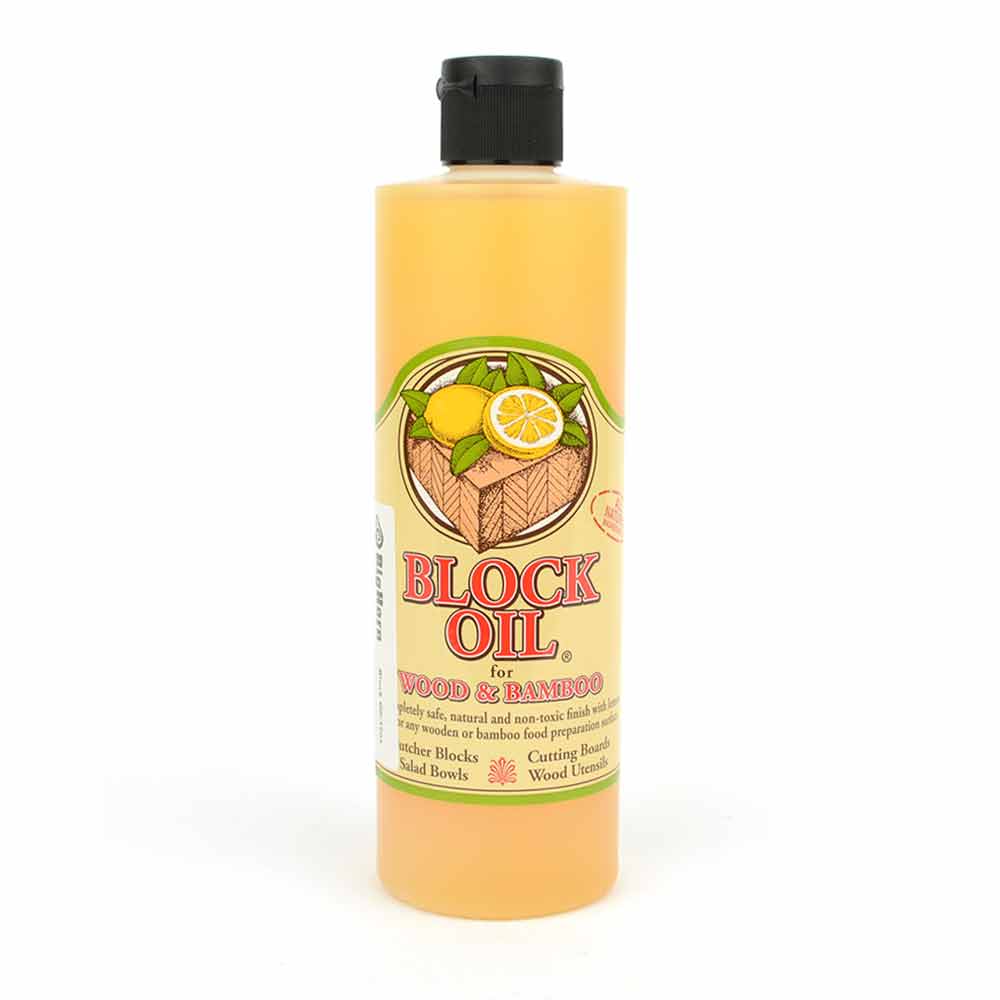 Block Oil for Wood & Bamboo – 12oz