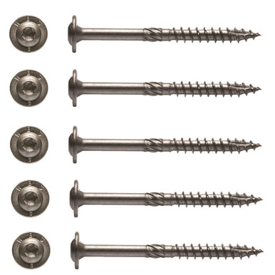 Big Timber SCTX Stainless Steel Construction Lag Screws Bulk Box