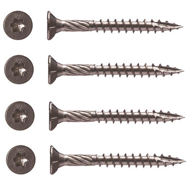 Big Timber STX 316 Stainless Steel Multi-Purpose Flat Head Wood Screw 20LB TUB