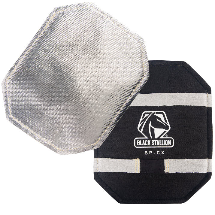 Black Stallion Aluminized Fiberglass & Carbon Felt Backpad BP-CX