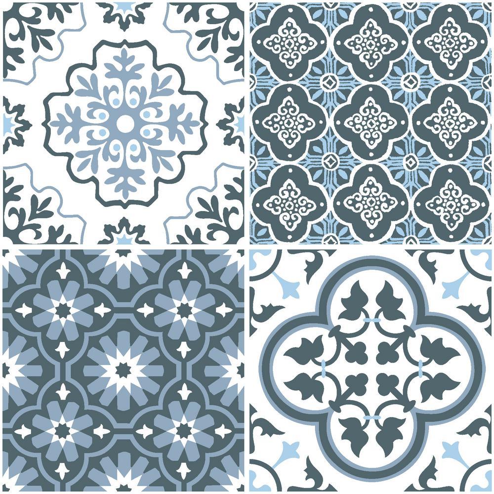 FloorPops Myriad Peel and Stick Floor Tiles 12 in. x 12 in. (20 Tiles, 20 sq. ft.)