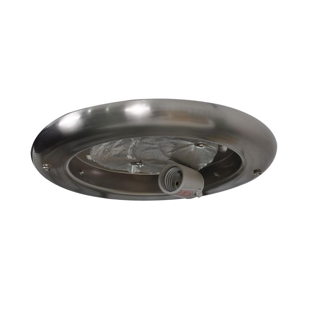 Hugger 52 in. Brushed Nickel Ceiling Fan Replacement Light Kit