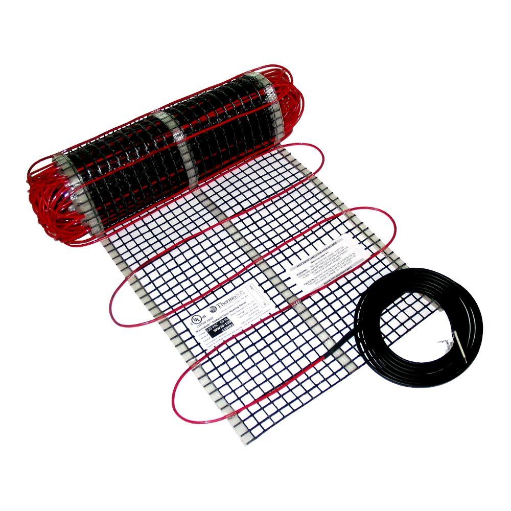 ThermoSoft WarmWalk 120 ft. x 18 in. 240-Volt Radiant Floor Heating Mat (Covers 180 sq. ft.)
