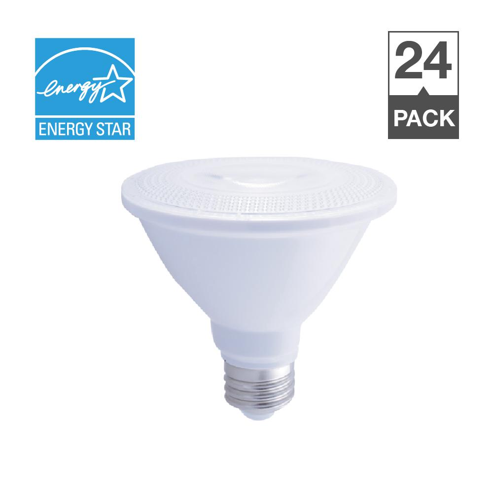 Simply Conserve 75-Watt Equivalent Par30 Dimmable Short Neck ENERGY STAR LED-Light Bulb Soft White (24-Pack)