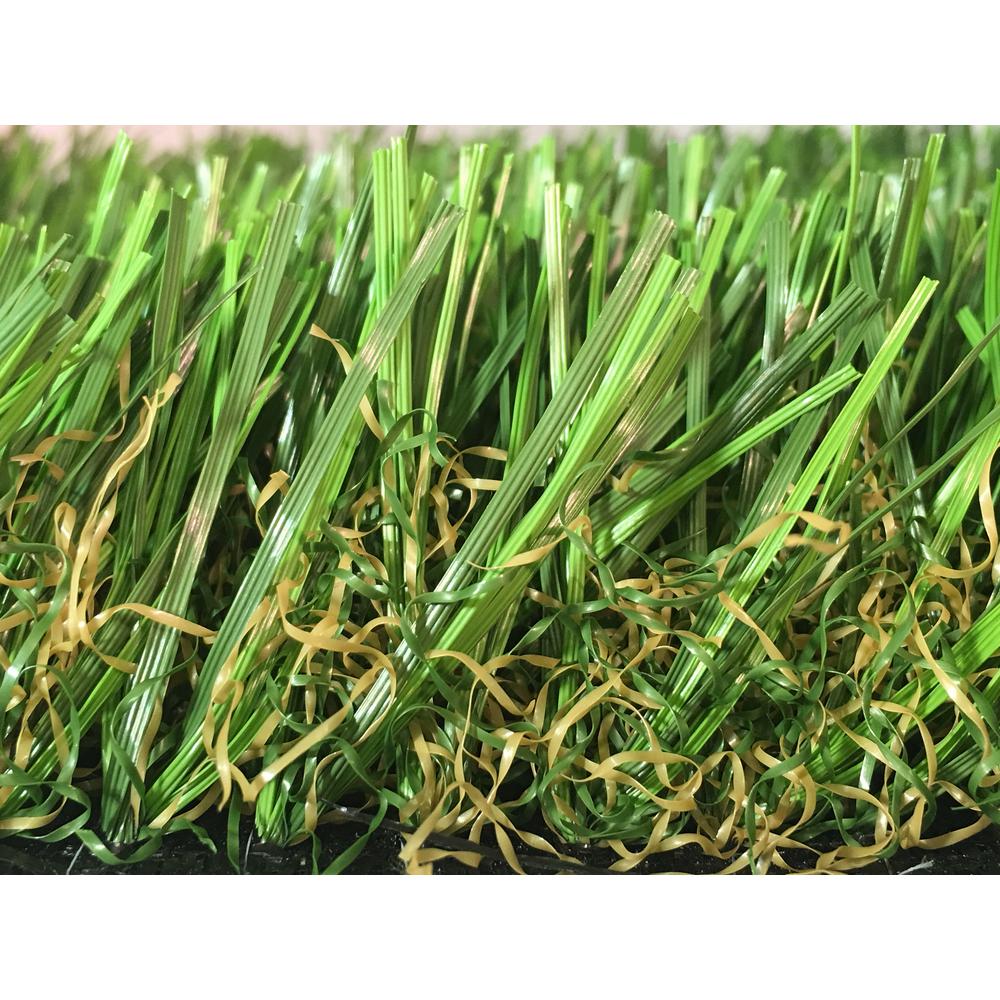 GREENLINE GREENLINE 3D-W Premium 65 Spring 15 ft. Wide x Cut to Length Artificial Grass