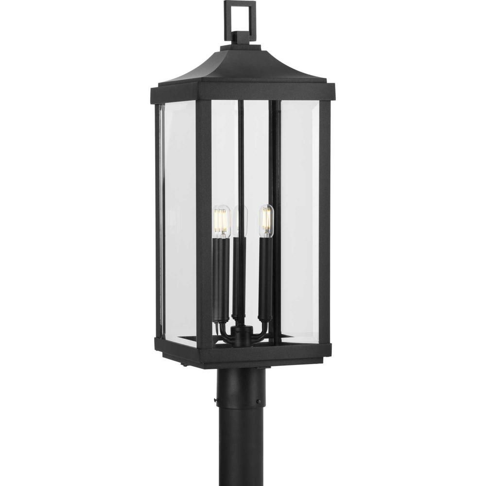 Gibbes Street Black 3-Light Post Lantern