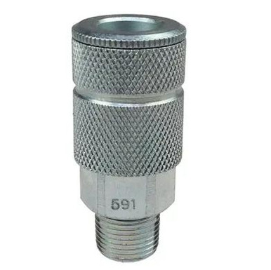 COILHOSE 591 3/8" Automotive Coupler, 3/8" MPT