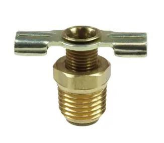 COILHOSE ID04 1/4" MPT Drain Cock Brass Pipe Fitting