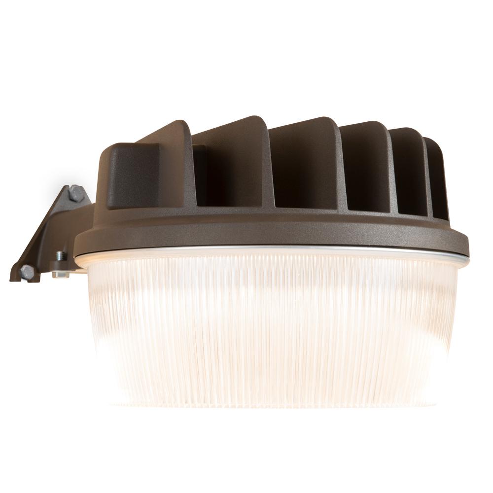 AL Bronze Outdoor Integrated LED Security Area Light with Replaceable Photo Control