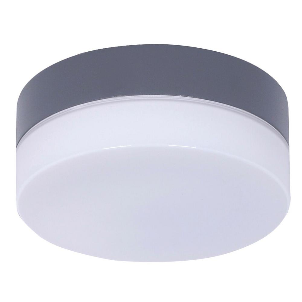 Lucci Airfusion Climate Charcoal Glass Ceiling Fan Light Kit