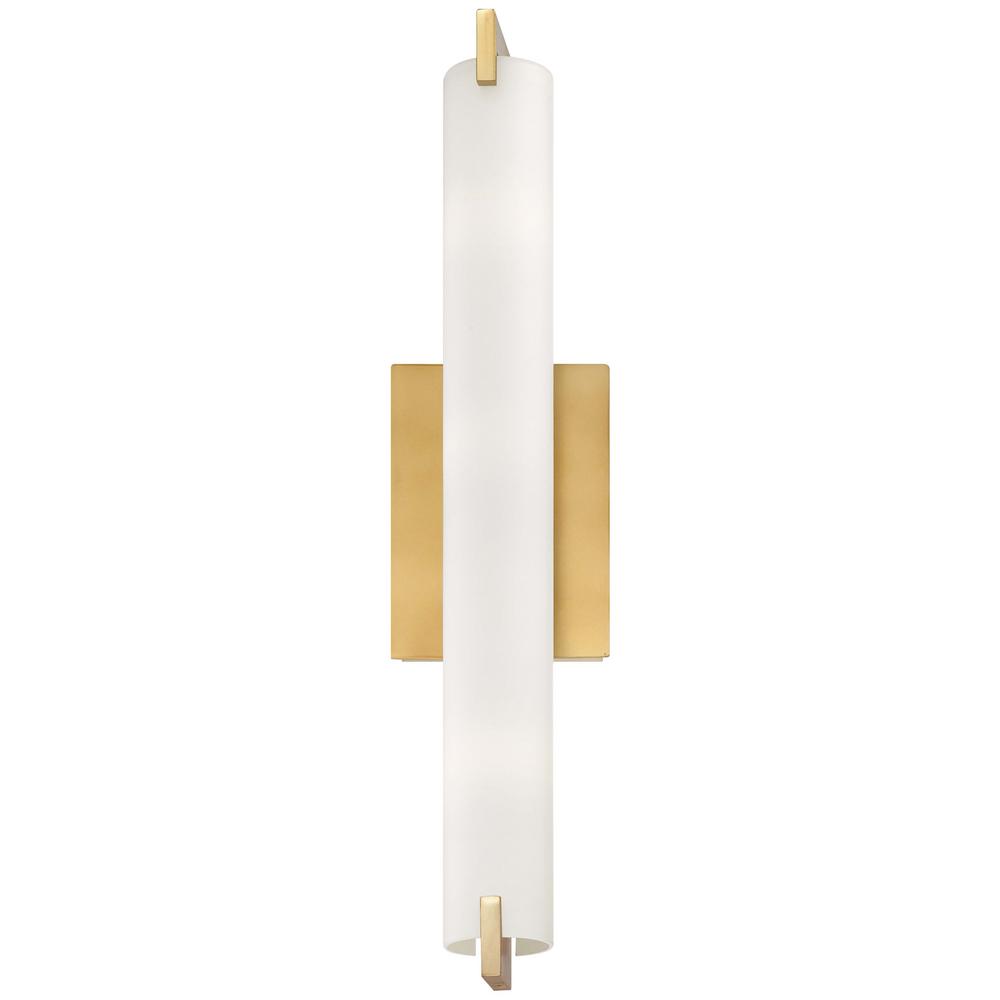 Tube 100-Watt Equivalence Honey Gold Integrated LED Bath Vanity Light Bar