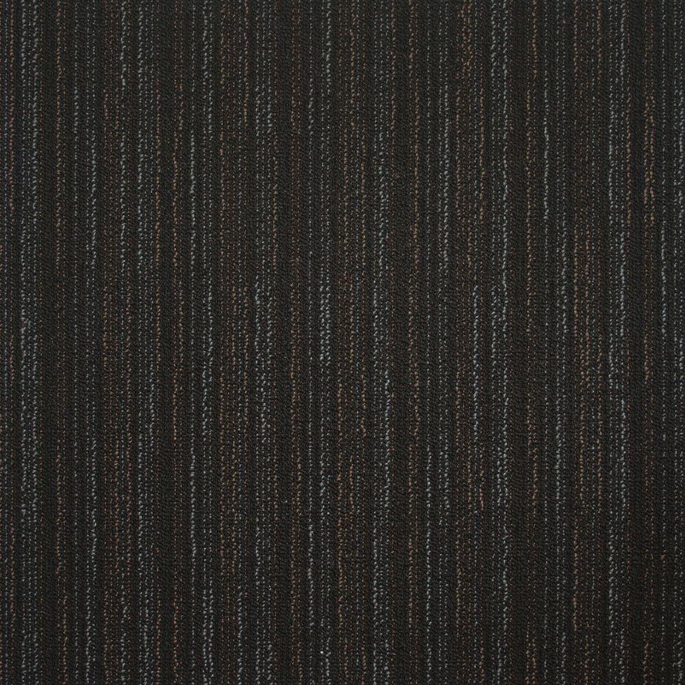 Broadway Smoked Glass Loop 19.7 in. x 19.7 in. Carpet Tile (20 Pieces/Case)