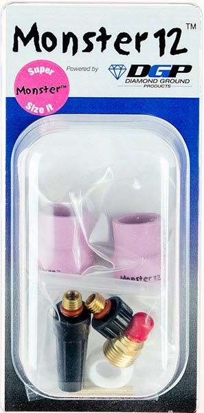 Diamond Ground Monster 12 TIG Nozzle Kit MN12-2-116D