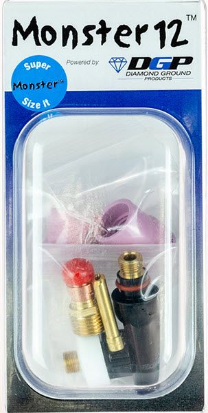 Diamond Ground Monster 12 TIG Nozzle Kit MN12-3-116D
